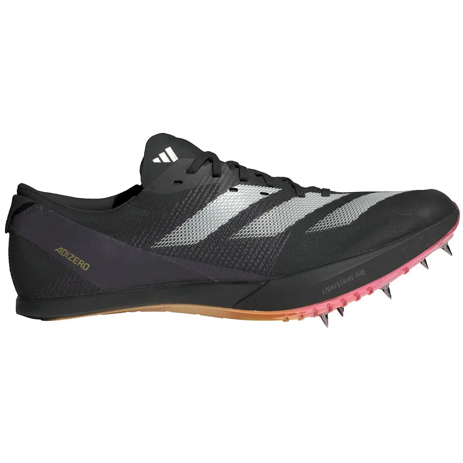 adidas Adizero Finesse Running Spikes Core Black / Zero Metalic / Spark