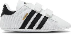 Adidas Kids Baby White Superstar Crib Sneakers