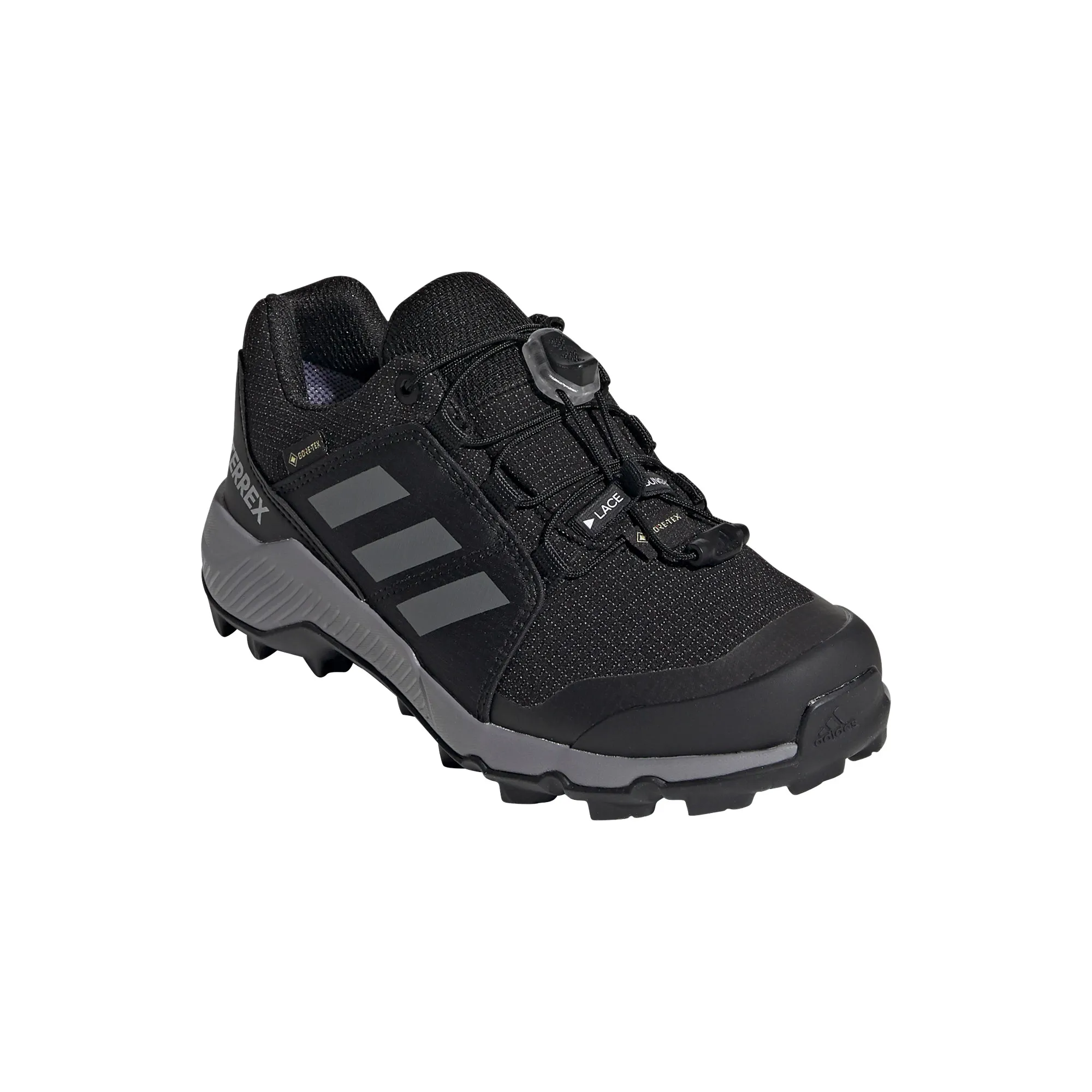 Adidas Kids' Terrex Gore-Tex C Black/Grey Three/Acid Yellow | Buy Adidas Kids' Terrex Gore-Tex C Black/Grey Three/Acid