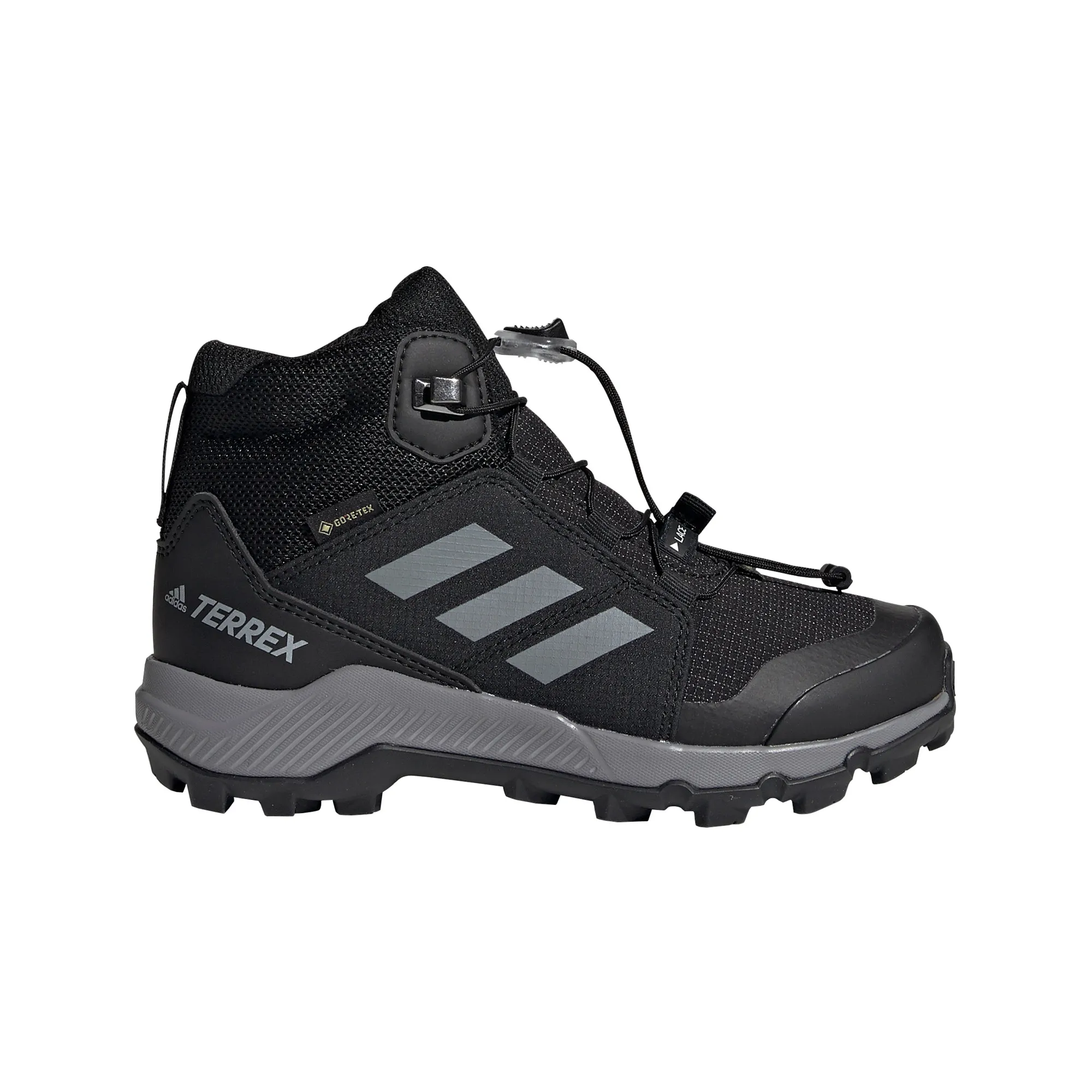 Adidas Kids' Terrex Mid Gore-Tex Core Black/Green Three/CBlack | Buy Adidas Kids' Terrex Mid Gore-Tex Core Black/Green