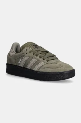 adidas Originals suede sneakers Samba XLG green color ID3913