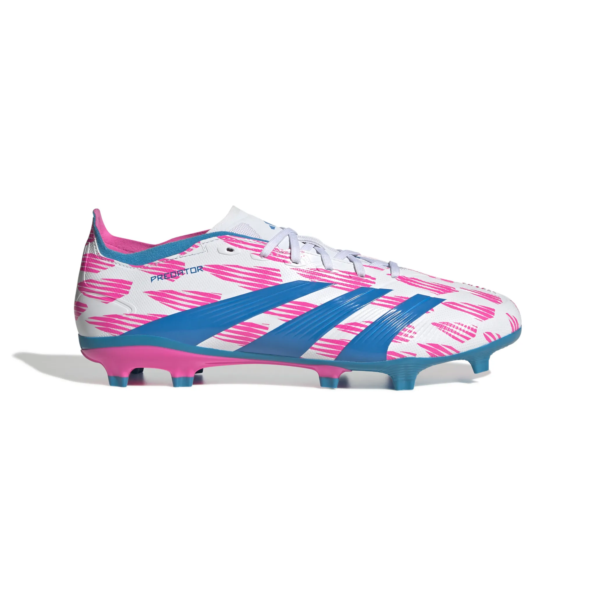 Adidas Predator League FG (White/Pink/Blue)