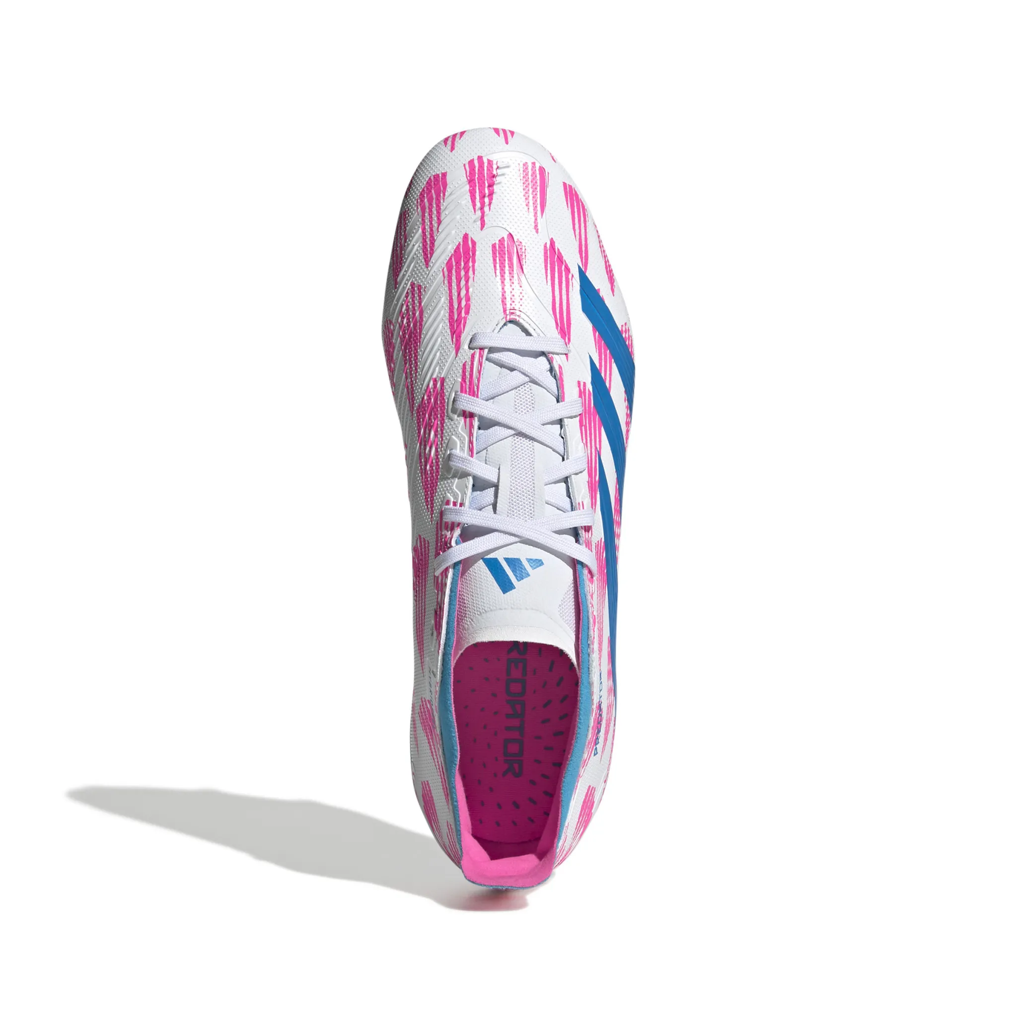 Adidas Predator League FG (White/Pink/Blue)