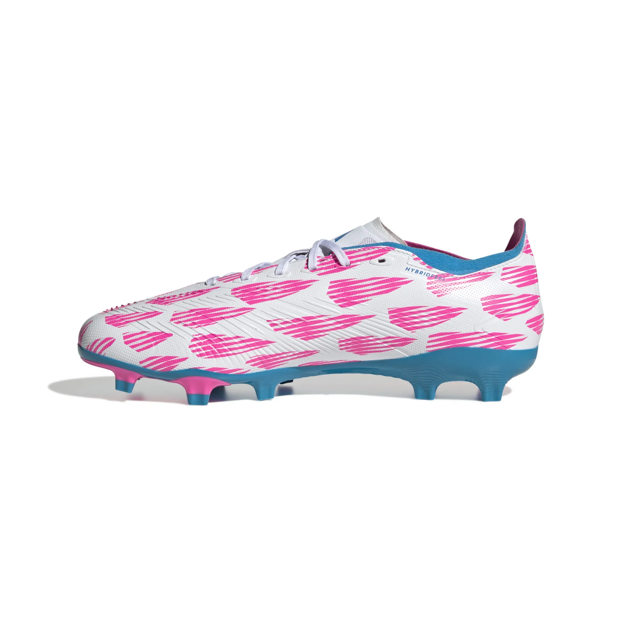 Adidas Predator League FG (White/Pink/Blue)