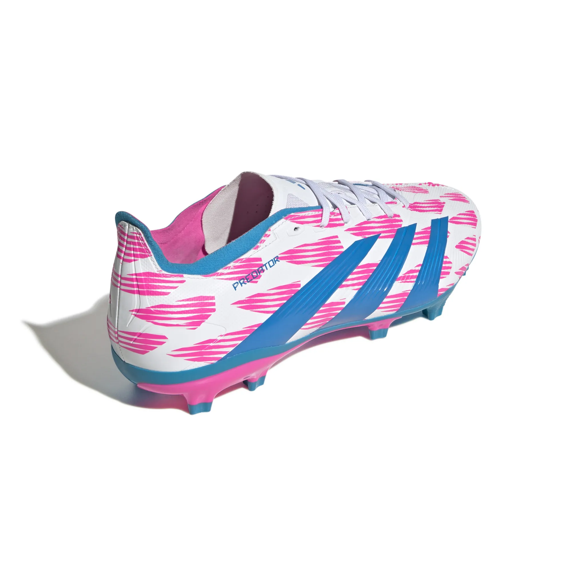 Adidas Predator League FG (White/Pink/Blue)