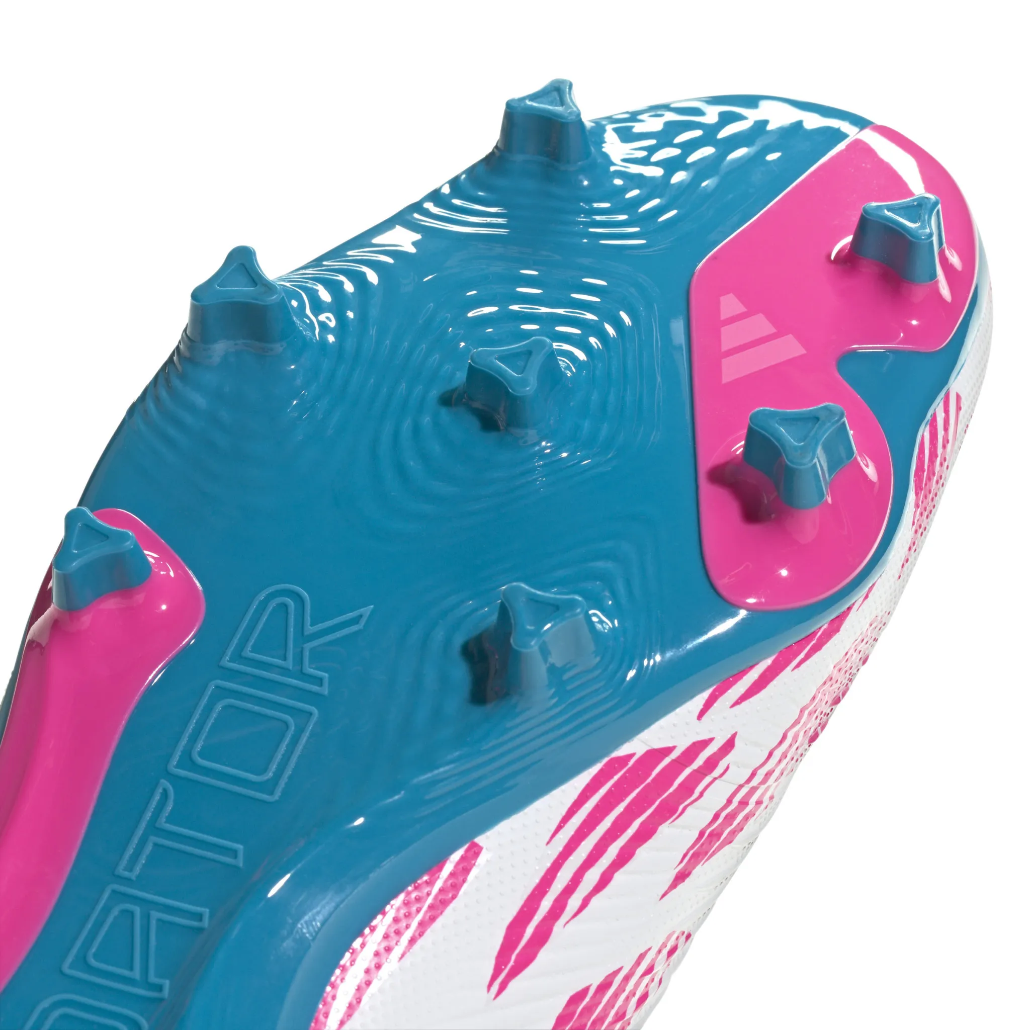 Adidas Predator League FG (White/Pink/Blue)