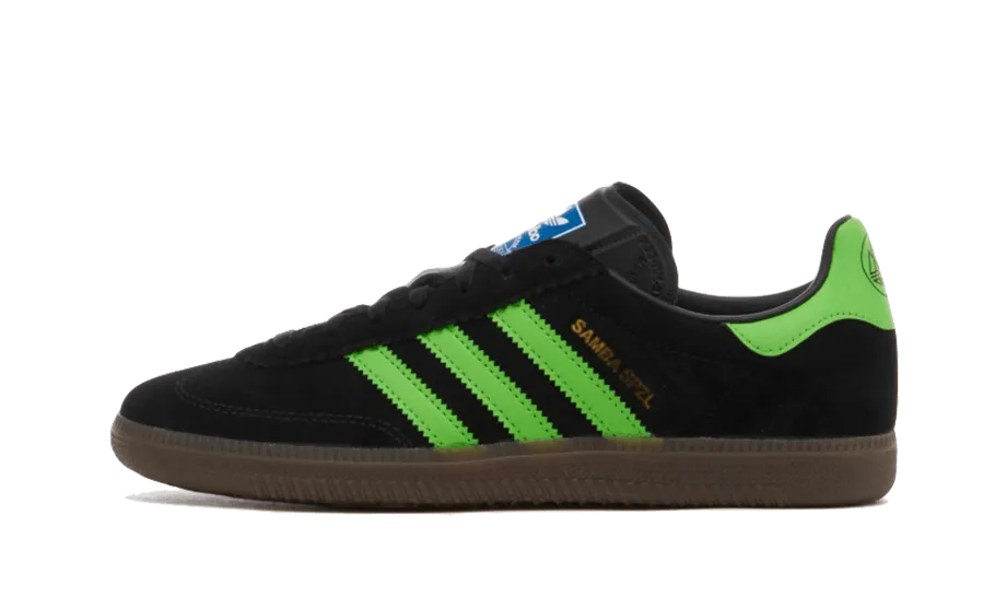 Adidas Samba Deco SPZL Core Black Lucid Lime