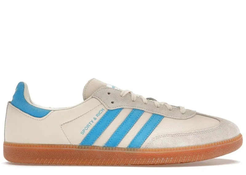 adidas Samba OG Sporty & Rich Cream White & Blue Rush