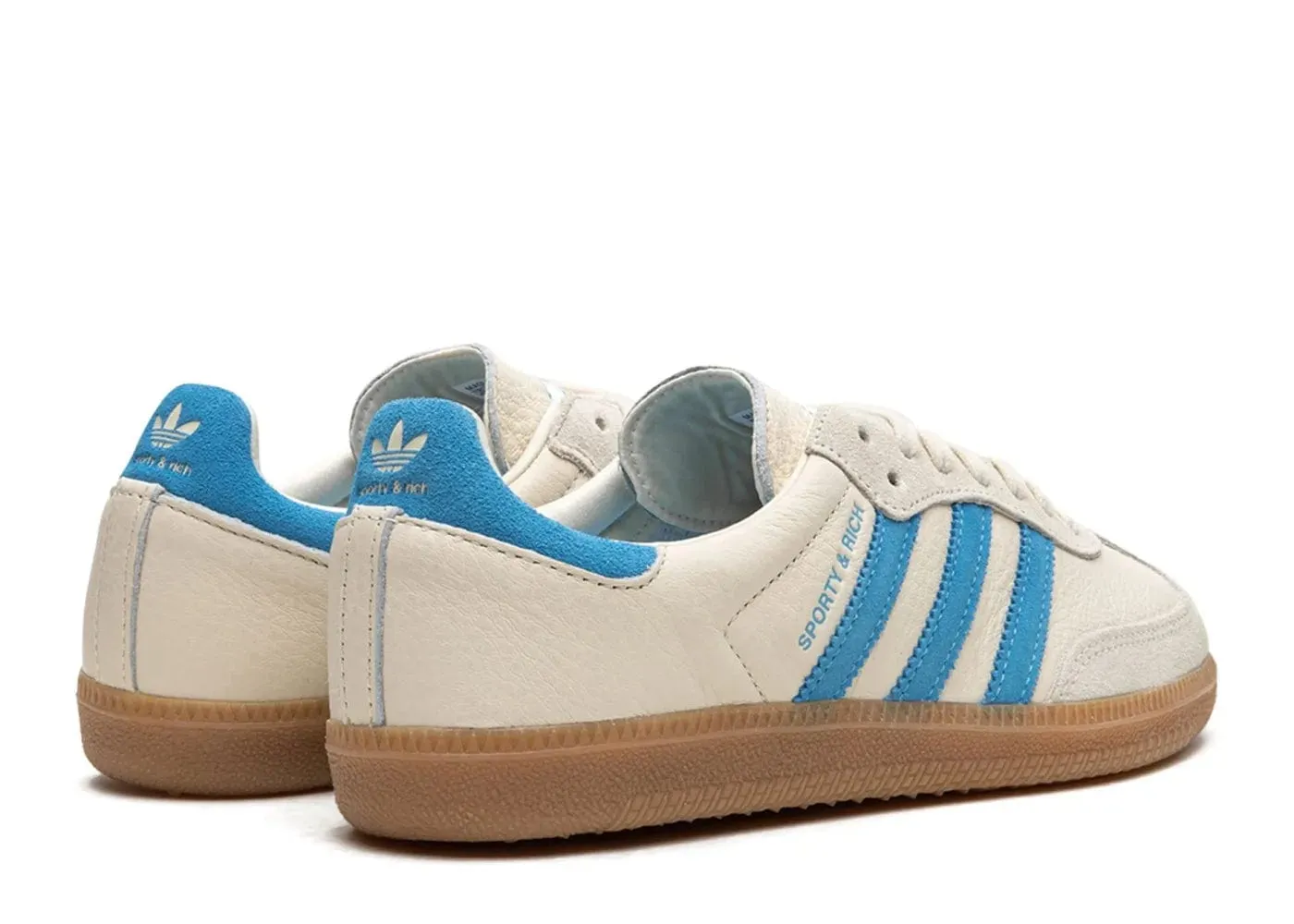 adidas Samba OG Sporty & Rich Cream White & Blue Rush