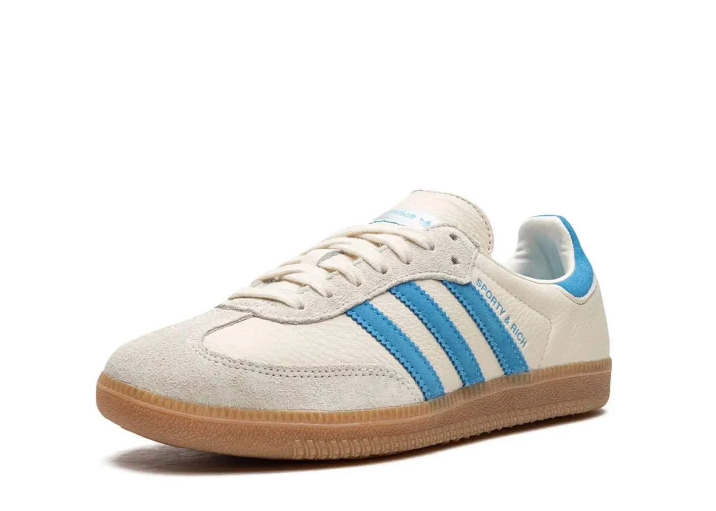 adidas Samba OG Sporty & Rich Cream White & Blue Rush