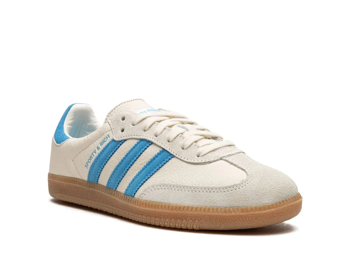 adidas Samba OG Sporty & Rich Cream White & Blue Rush