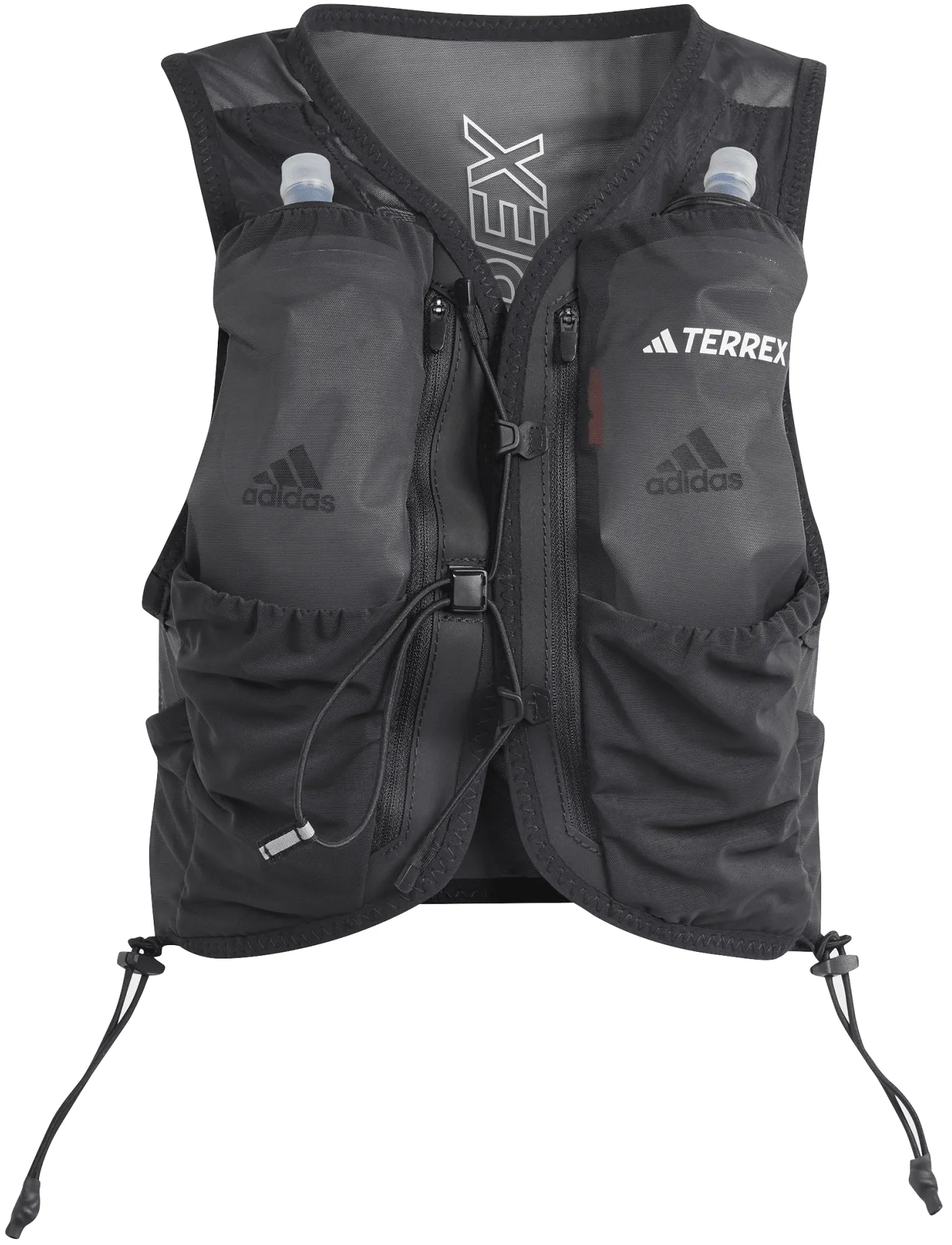 Adidas Terrex AEROREADY 2.5-Layer Trail Running Vest Black/Impact Orange | Buy Adidas Terrex AEROREADY 2.5-Layer Trail Running V