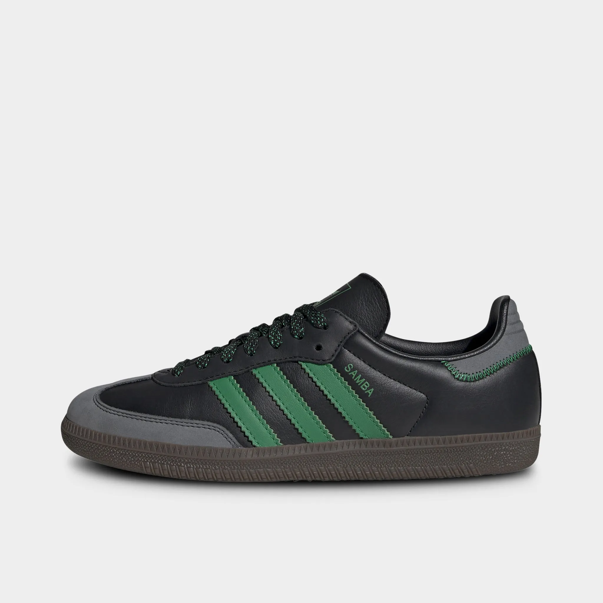 adidas Women's Samba OG Black / Green - Green