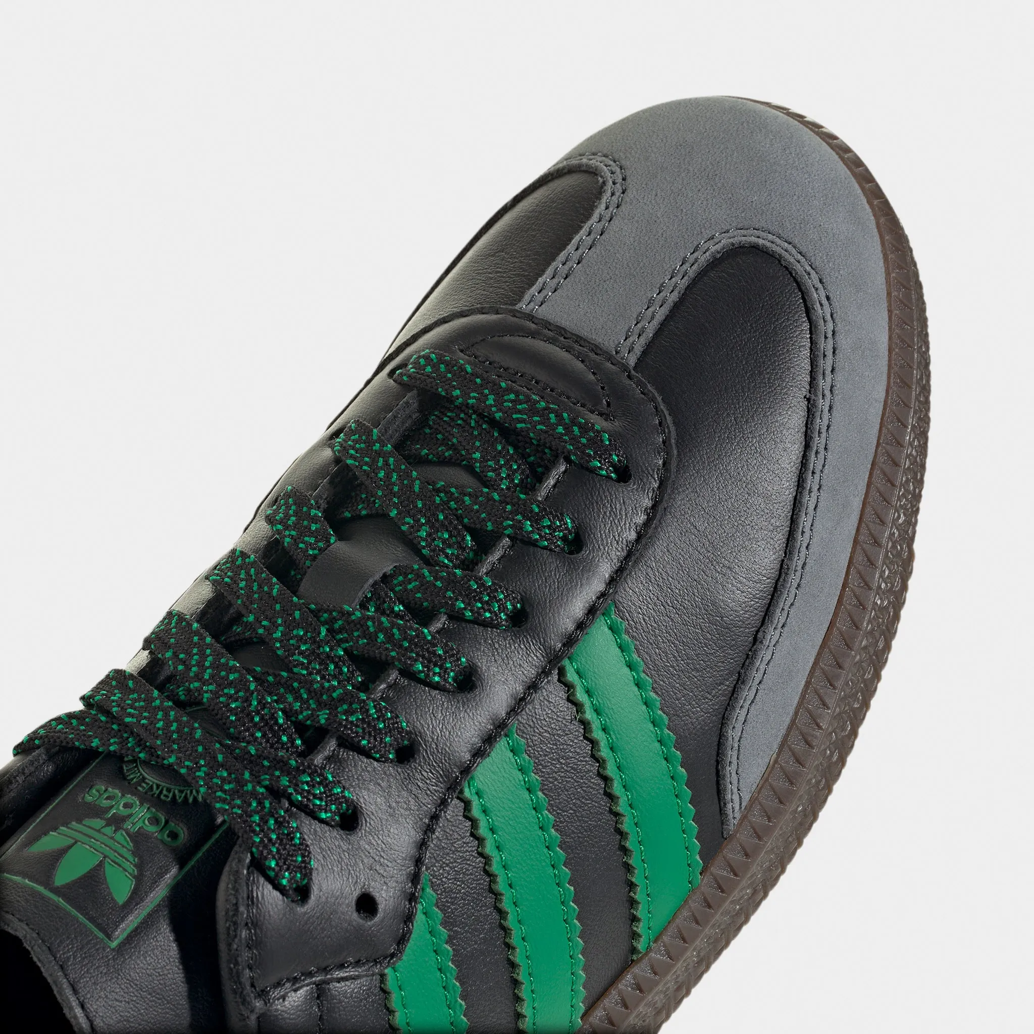 adidas Women's Samba OG Black / Green - Green