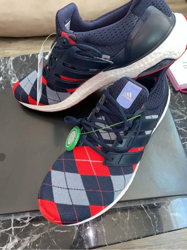 Adidas x Kris van Assche Ultraboost "Navy Plaid"