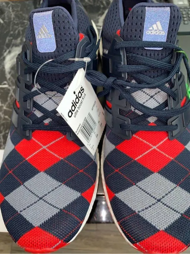 Adidas x Kris van Assche Ultraboost "Navy Plaid"