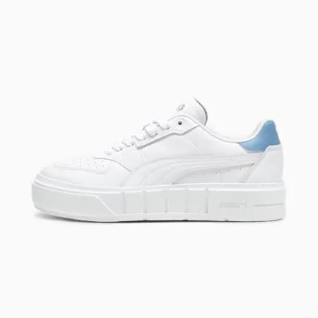 Cali Court Leather Women's Sneakers | PUMA White-Zen Blue | PUMA Shop All Puma | PUMA 