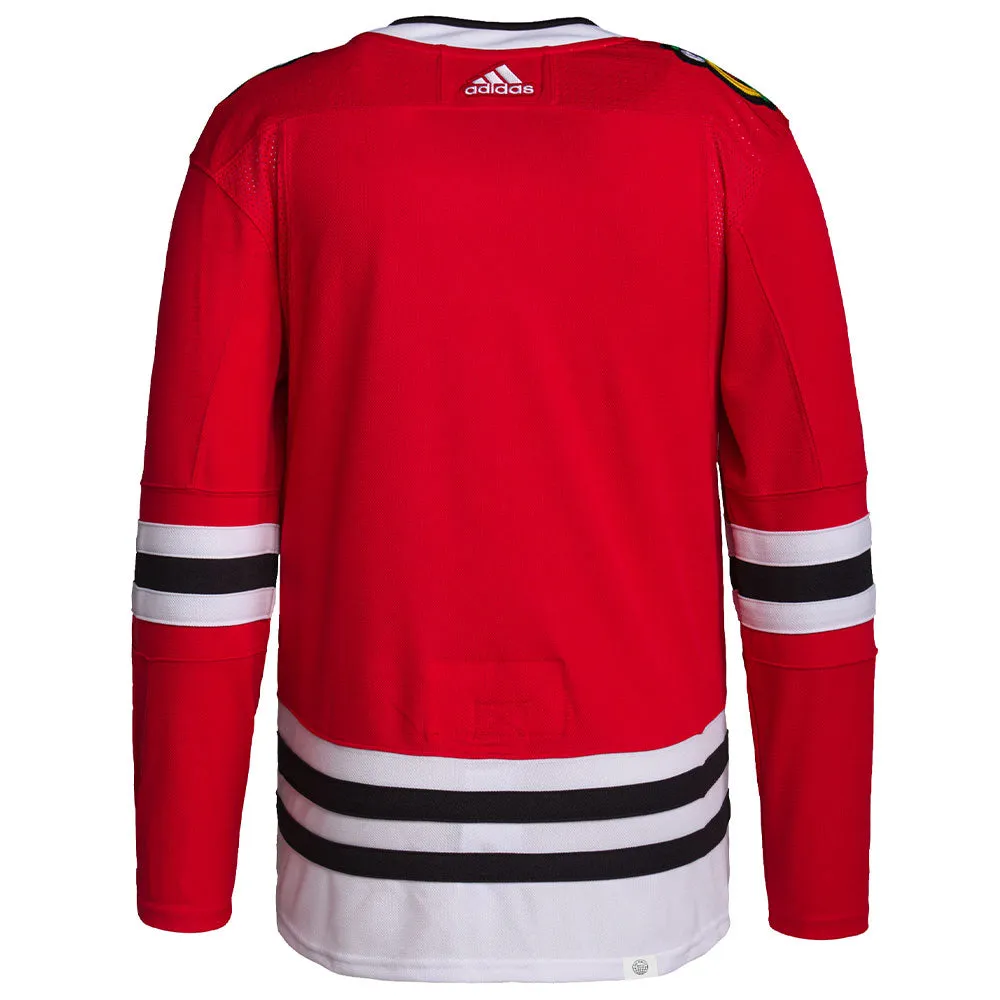 CHICAGO BLACKHAWKS ADIDAS ADIZERO PRIMEGREEN AUTHENTIC RED HOME JERSEY