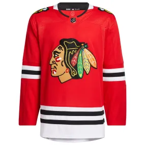 CHICAGO BLACKHAWKS ADIDAS ADIZERO PRIMEGREEN AUTHENTIC RED HOME JERSEY