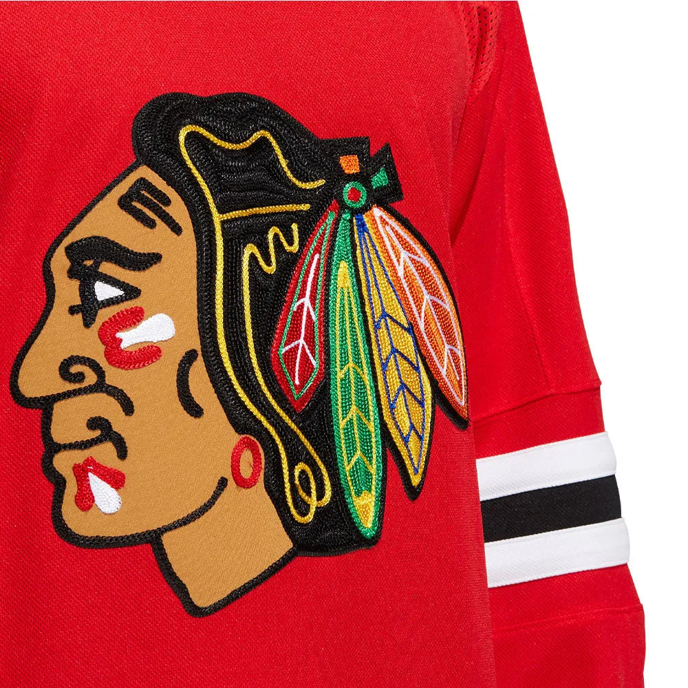 CHICAGO BLACKHAWKS ADIDAS ADIZERO PRIMEGREEN AUTHENTIC RED HOME JERSEY