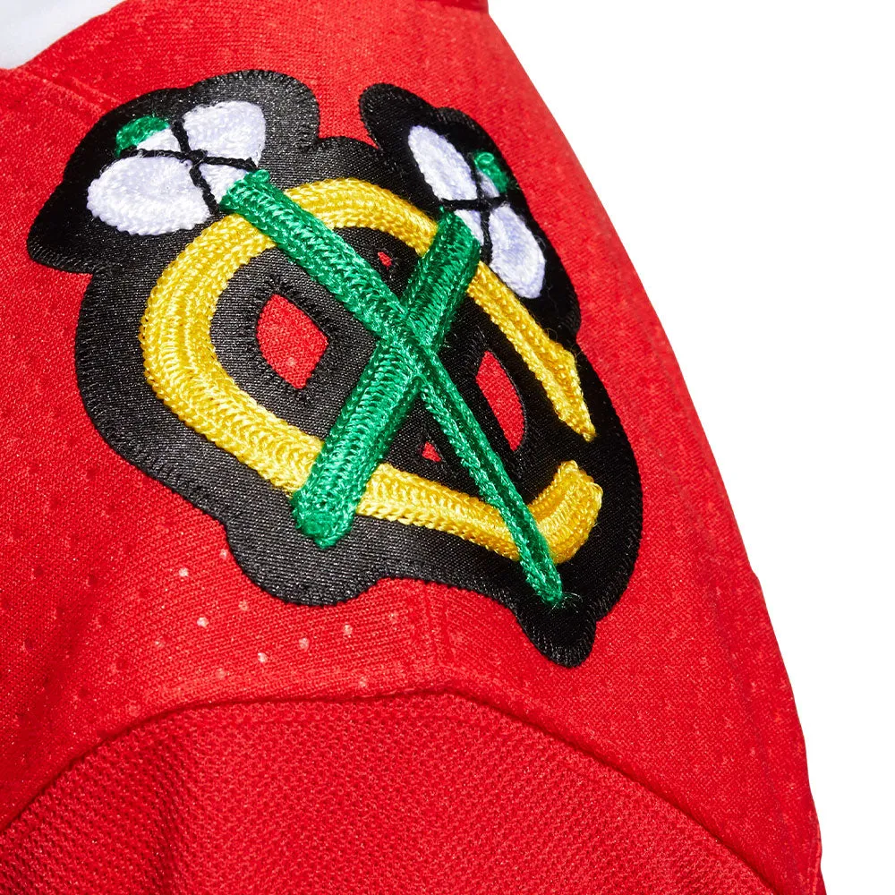 CHICAGO BLACKHAWKS ADIDAS ADIZERO PRIMEGREEN AUTHENTIC RED HOME JERSEY