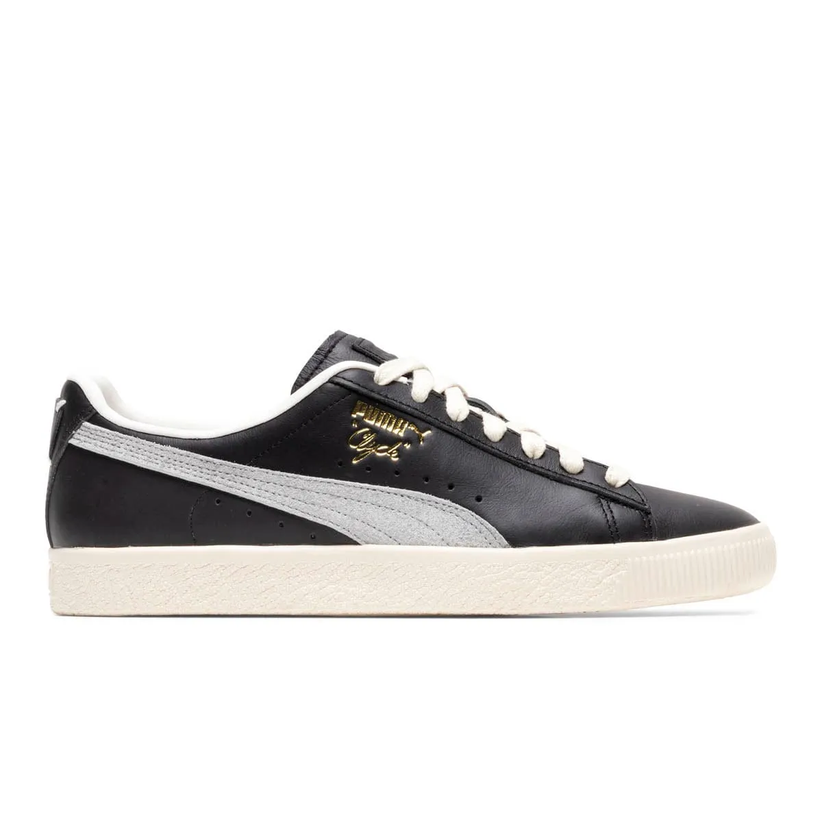 CLYDE BASE PUMA BLACK/FROSTED IVORY/PUMA TEAM GOLD | Bodega