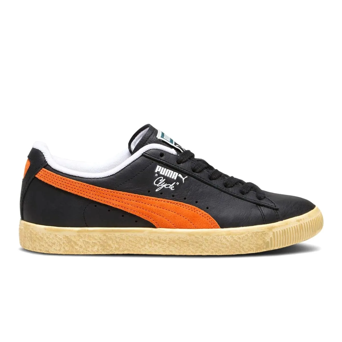 CLYDE VINTAGE PUMA BLACK/RICKIE ORANGE | Bodega