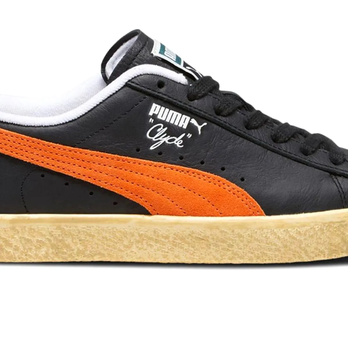 CLYDE VINTAGE PUMA BLACK/RICKIE ORANGE | Bodega