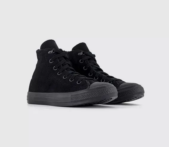 Converse All Star Hi Black Black Black Winter