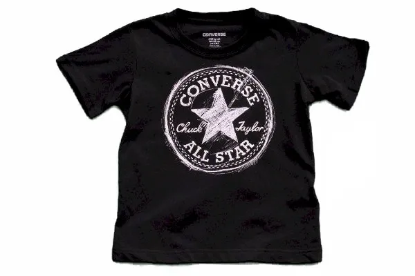 Converse Boy's Sketch All Star Chuck Taylor Logo Short Sleeve T-Shirt