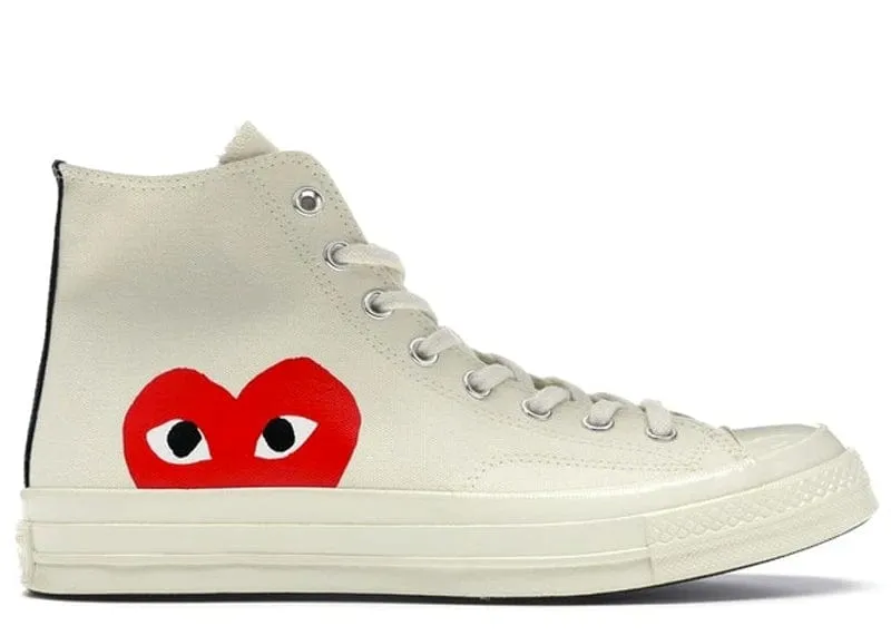 Converse Chuck Taylor All-Star Hi x Comme des Garons ‘Play’ Milk