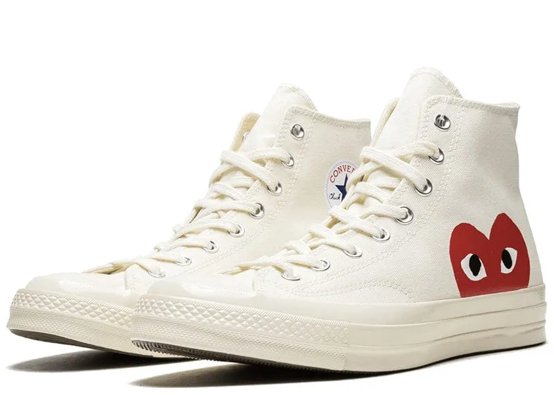 Converse Chuck Taylor All-Star Hi x Comme des Garons ‘Play’ Milk