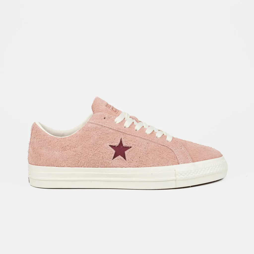 Converse Cons - One Star Pro OX Shoes - Canyon Dusk / Cherry Vision