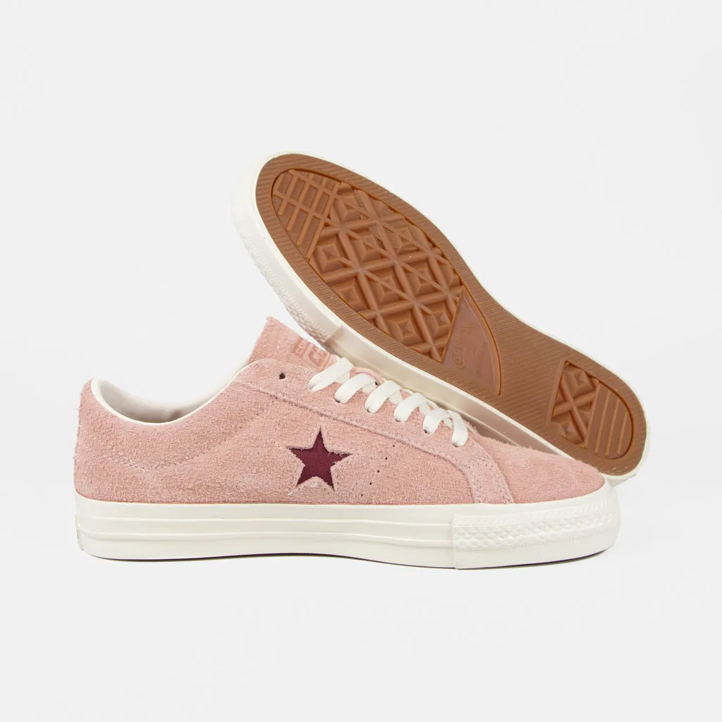 Converse Cons - One Star Pro OX Shoes - Canyon Dusk / Cherry Vision