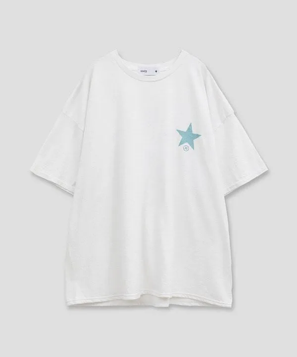 CONVERSE  |Crew Neck Pullovers Flower Patterns Star Unisex Street Style