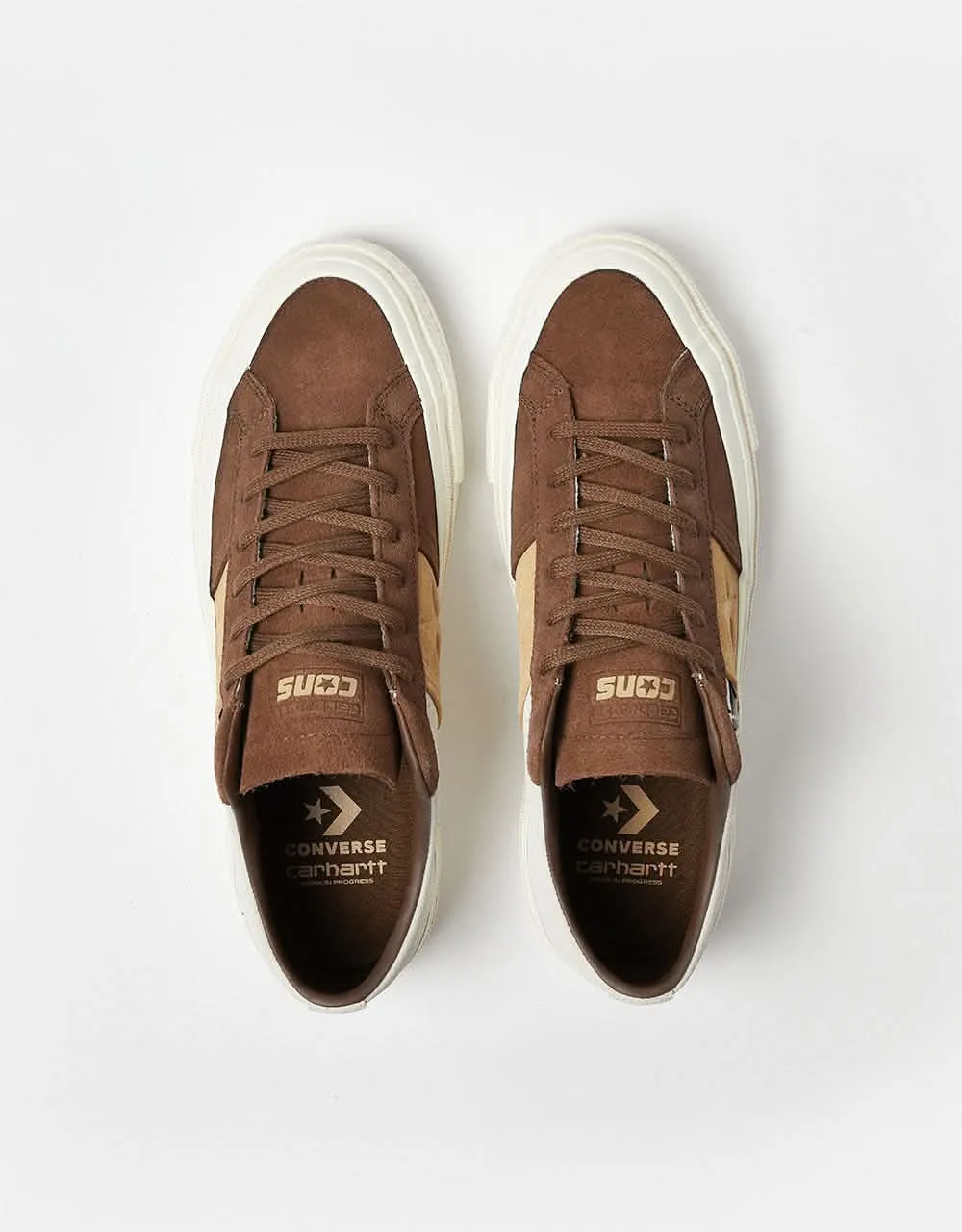 Converse x Carhartt WIP One Star Academy Pro Skate Shoes - Dark Earth/Starfish/Egret