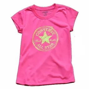 Converse Youth Girls Sketch All Star Chuck Taylor Short Sleeve T-Shirt