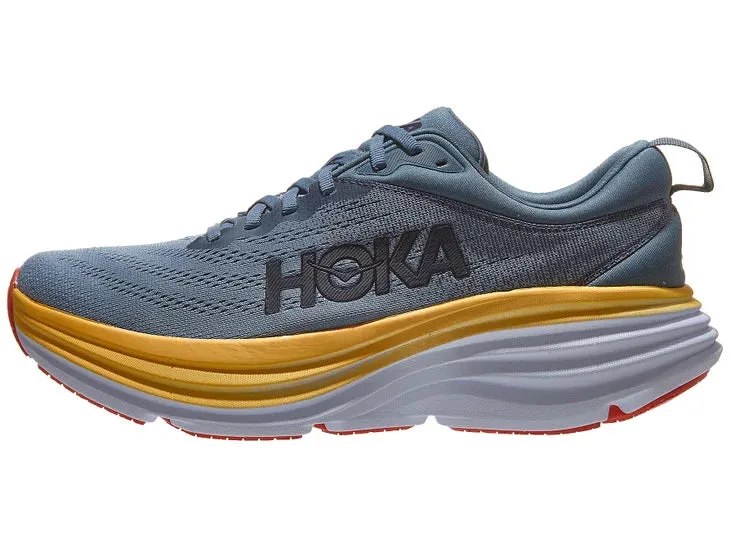 Hoka | Bondi 8 | Men's | Goblin Blue/Mountain Spring