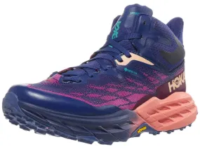 Hoka | Speedgoat 5 Mid GTX | Women's | Bellwether Blue/Camellia