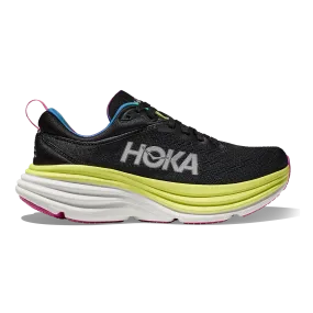 Hoka Bondi 8 - Black - Citrus Glow