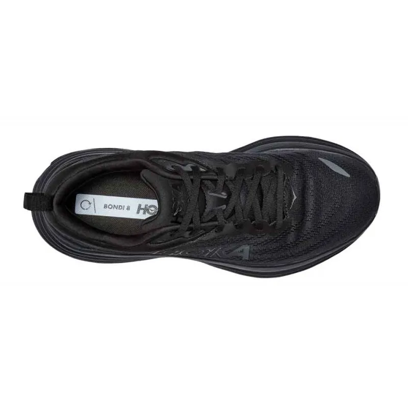 HOKA BONDI 8 EXTRA WIDE BLACK/BLACK FOR MEN'S