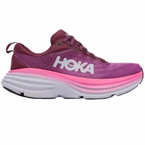 Hoka  Bondi 8 Womens Running Shoes Beauty Berry/Grape Wine