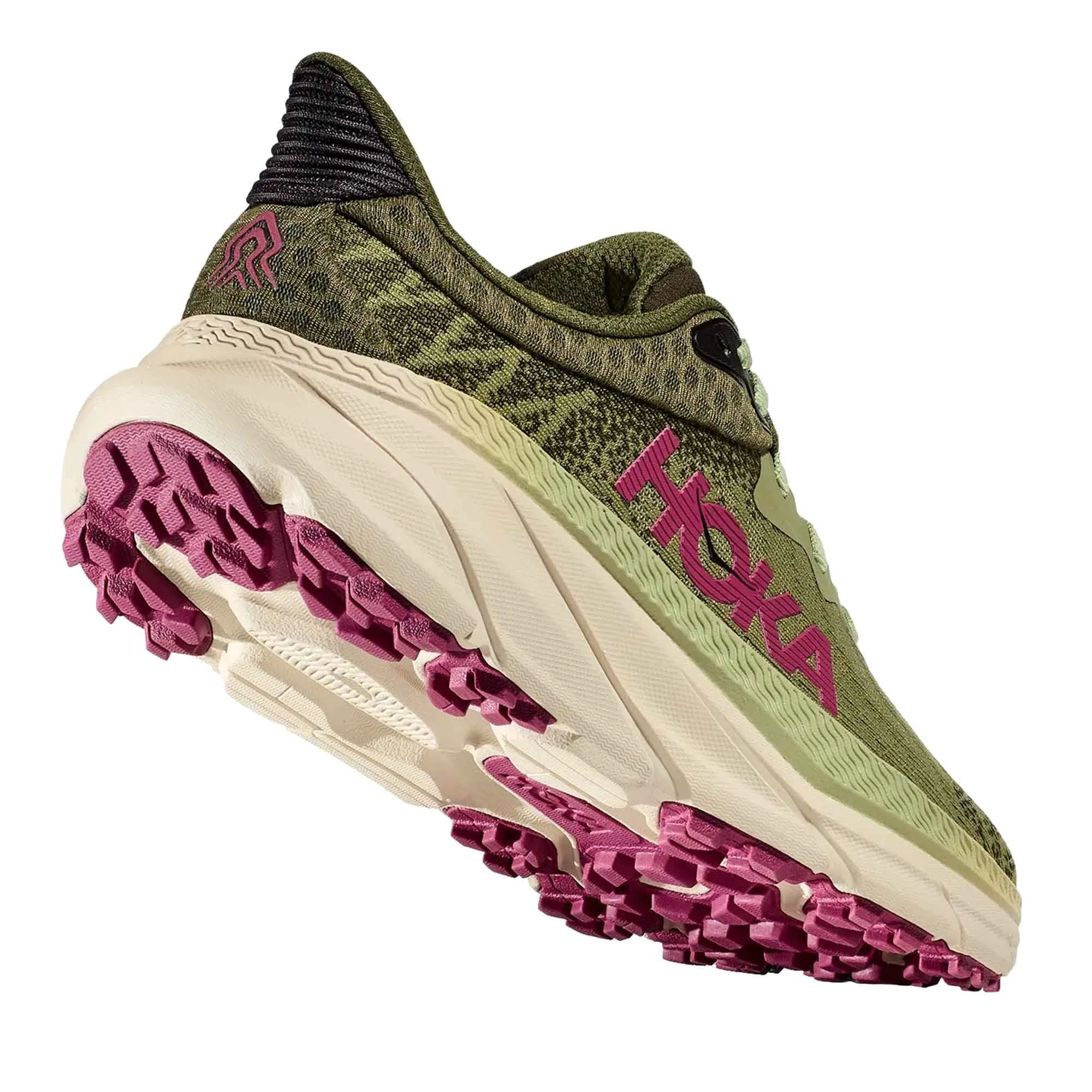 Hoka  Challenger 7 Womens Trail Running Shoes Forest Floor/Beet Root