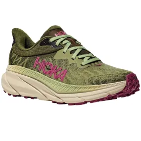 Hoka  Challenger 7 Womens Trail Running Shoes Forest Floor/Beet Root