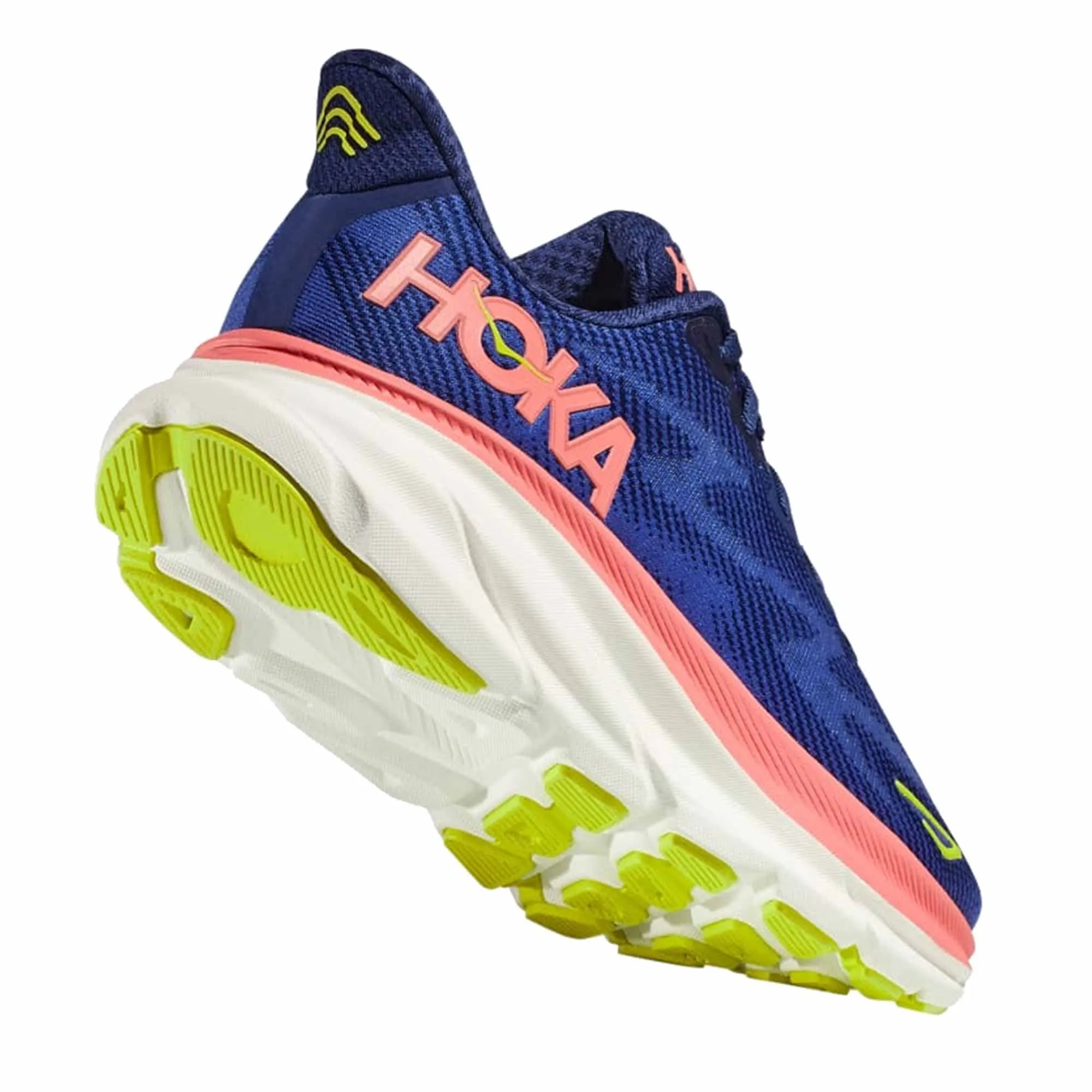 Hoka  Clifton 9 Wide D Womens Running Shoes Evening Sky/Coral