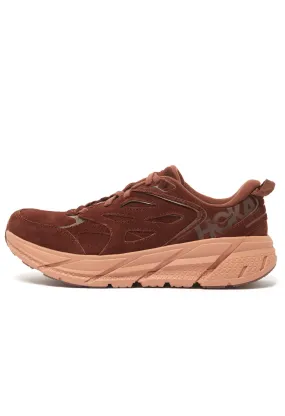 Hoka Clifton L Suede Trainers - Cappuccino/Cork