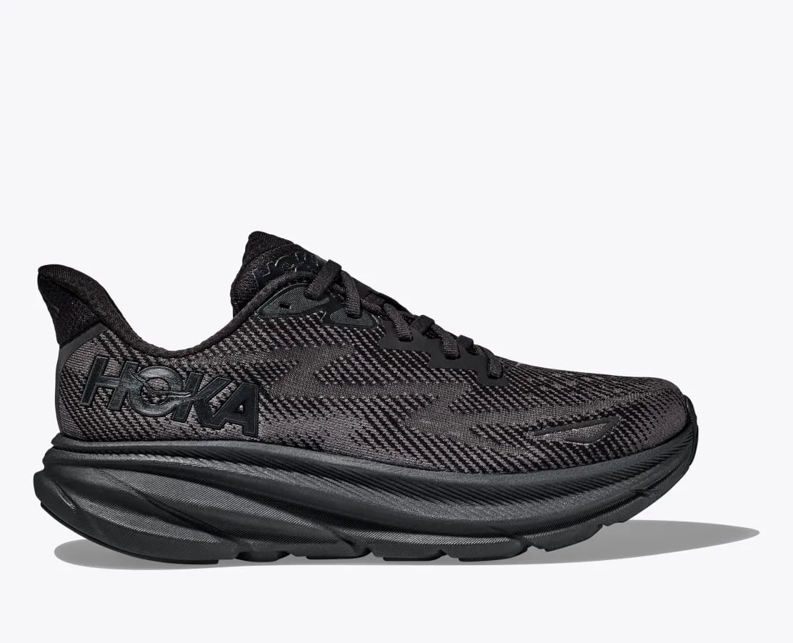 Hoka Men's Clifton 9 - Black / Black