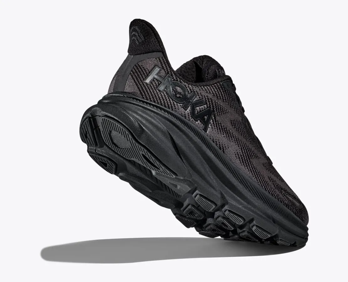 Hoka Men's Clifton 9 - Black / Black