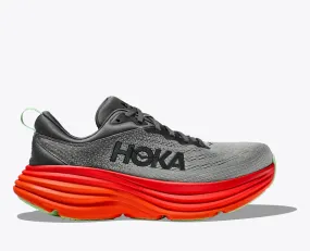 HOKA MENS BONDI 8 - CASTLEROCK / FLAME