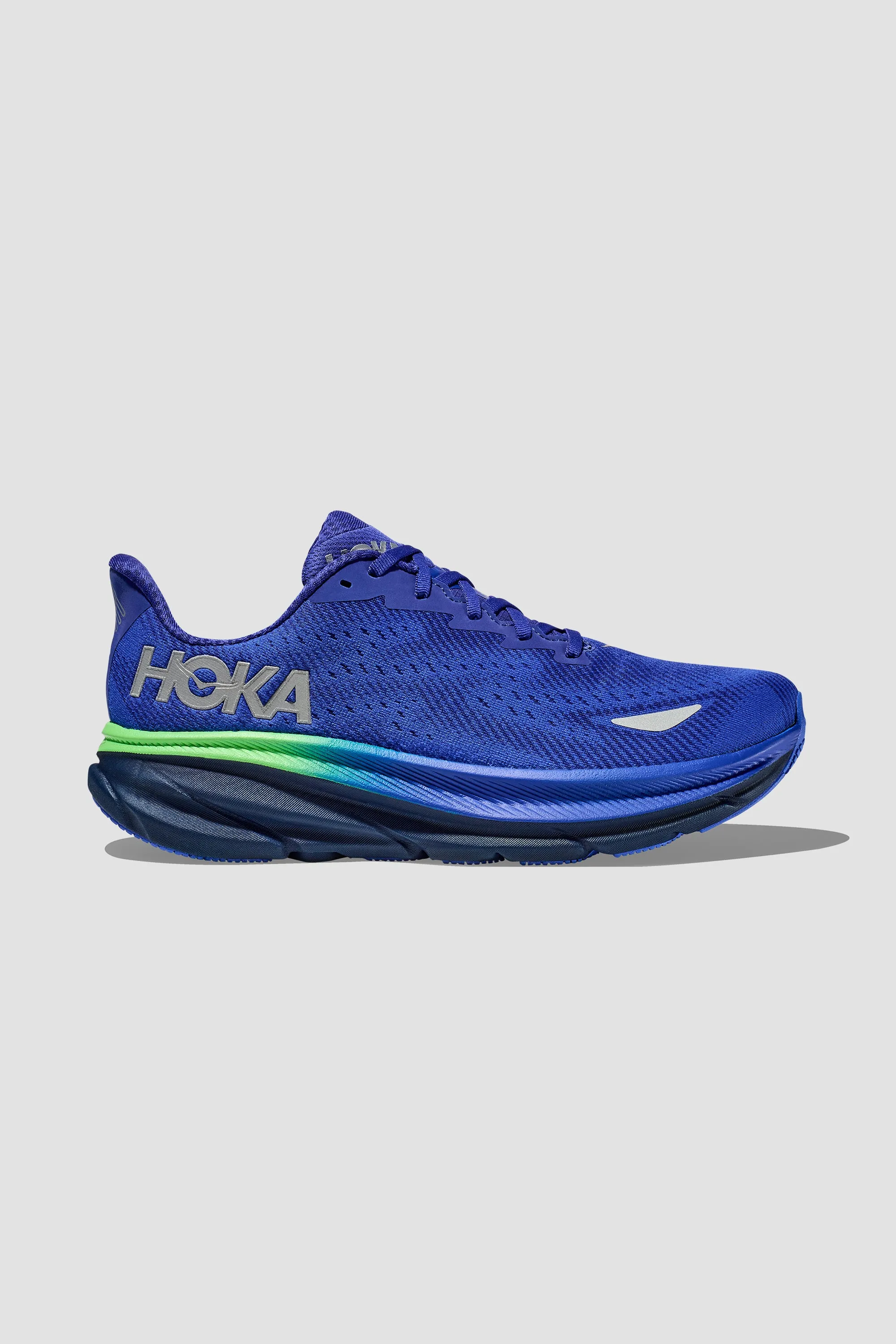 HOKA Men's Clifton 9 GTX in Dazzling Blue/Evening Sky